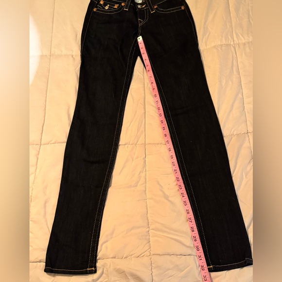 True Religion Women Skinny with Thick pocket stitching Size 26 - Picture 6 of 11